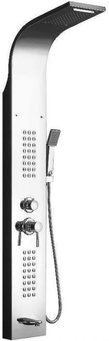 Душевая панель Ceruttispa Celia S CT10403 с гидромассажем Хром