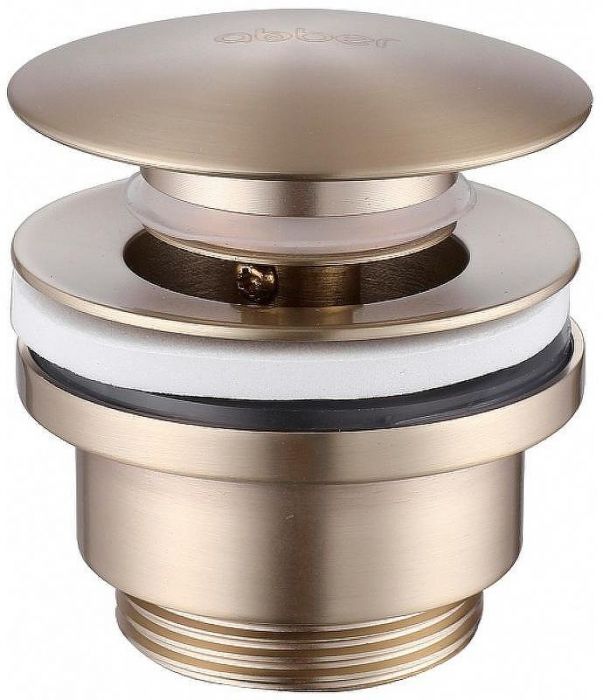 Донный клапан Abber AF0011G click-clack Золото матовое