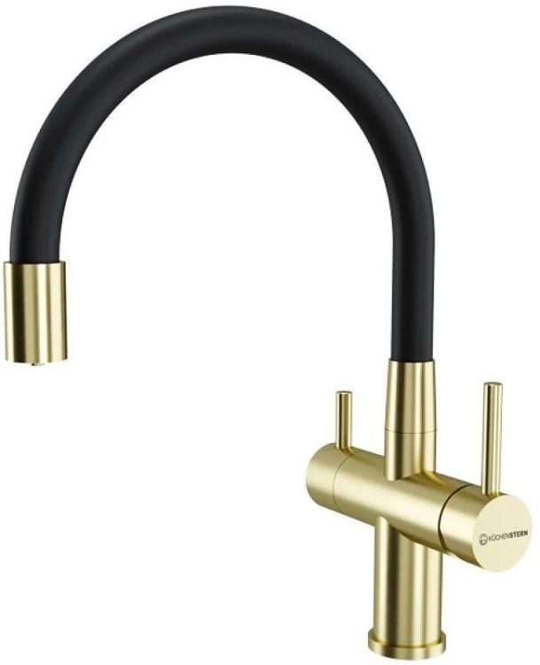 Смеситель для кухни KUCHENSTERN WURM-FE 750GL80 цвет Золото Смеситель для кухни KUCHENSTERN WURM-FE 750GL80 цвет Золото
