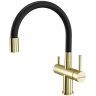 Смеситель для кухни KUCHENSTERN WURM-FE 750GL80 цвет Золото Смеситель для кухни KUCHENSTERN WURM-FE 750GL80 цвет Золото