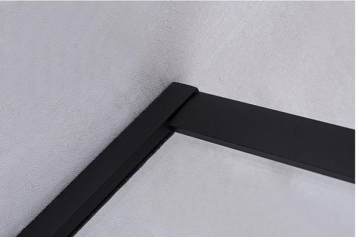 Душевой уголок Niagara Nova NG-6811-08 BLACK 120х90 профиль Черный стекло прозрачное