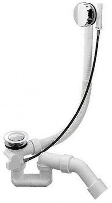 Слив-перелив Aquatek Wirquin ST-0000010 полуавтомат Хром