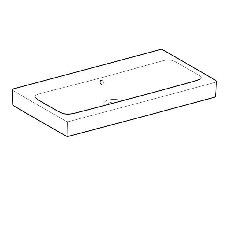 Раковина Geberit iCon, 124093000