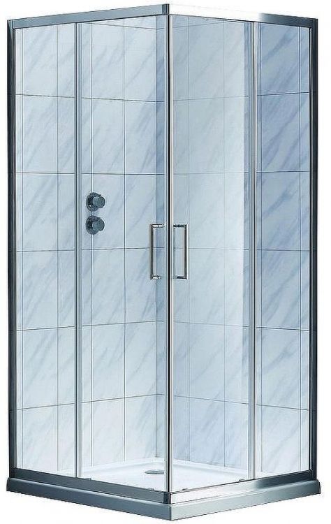 Душевой уголок Koller Pool Aqua Line 90X90 S90SC профиль Хром стекло прозрачное