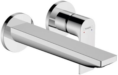 Hansgrohe Rebris E Смеситель для раковины, настенный, цвет: хром