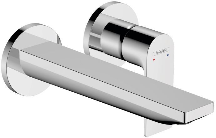 Hansgrohe Rebris E Смеситель для раковины, настенный, цвет: хром