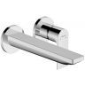 Hansgrohe Rebris E Смеситель для раковины, настенный, цвет: хром