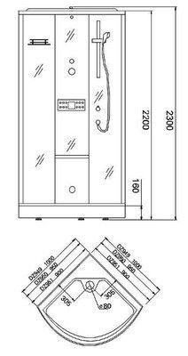 Душевая кабина Eago DZ951 F6 Душевая кабина Eago DZ951 F6