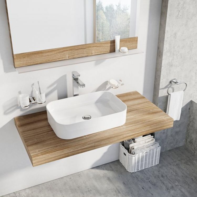 Раковина 55 см Ravak Ceramic Slim R XJX01155002 Раковина 55 см Ravak Ceramic Slim R XJX01155002