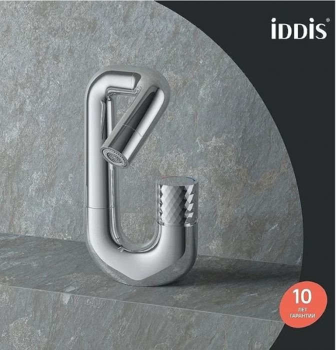 Смеситель для раковины Iddis Twist TWISBBTi01 Хром