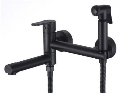 Гигиенический душ со смесителем D-Lin D181202-A цвет Черный