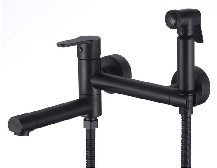 Гигиенический душ со смесителем D-Lin D181202-A цвет Черный