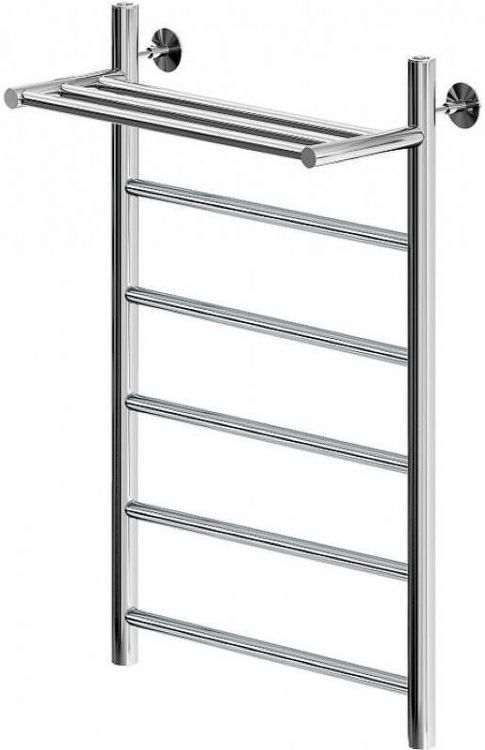 Водяной полотенцесушитель Aquanet Mauro 80x50 282321 с полкой Хром