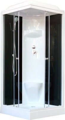 Душевая кабина Royal Bath RB 80HP6-BT-СН (черное/прозрачное)