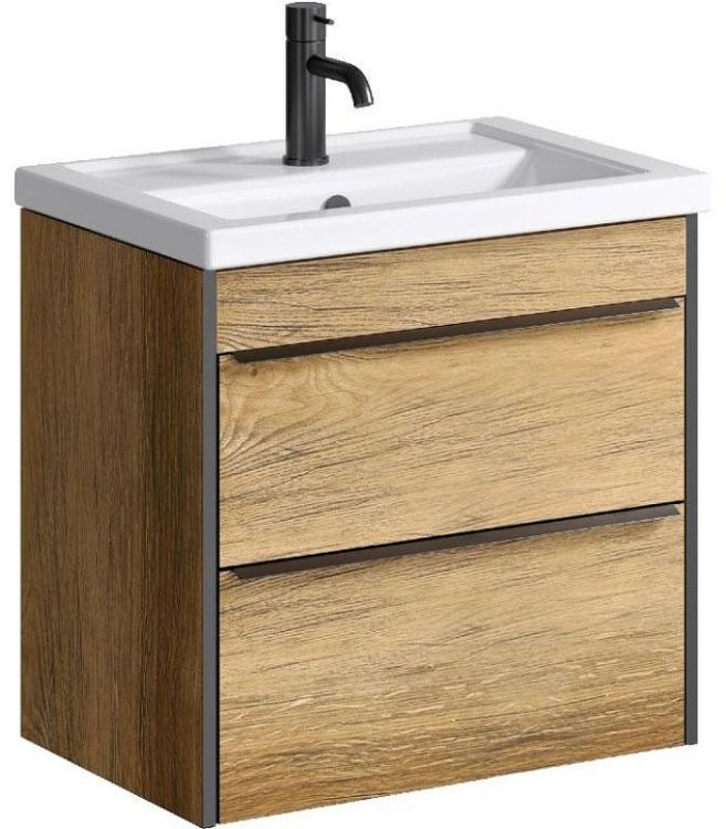 Тумба под раковину Aqwella Fargo 60 FRG0106DB Дуб балтийский