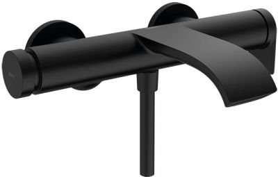 Hansgrohe Vivenis Смеситель для ванны, настенный, цвет: черный матовый
