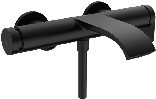 Hansgrohe Vivenis Смеситель для ванны, настенный, цвет: черный матовый