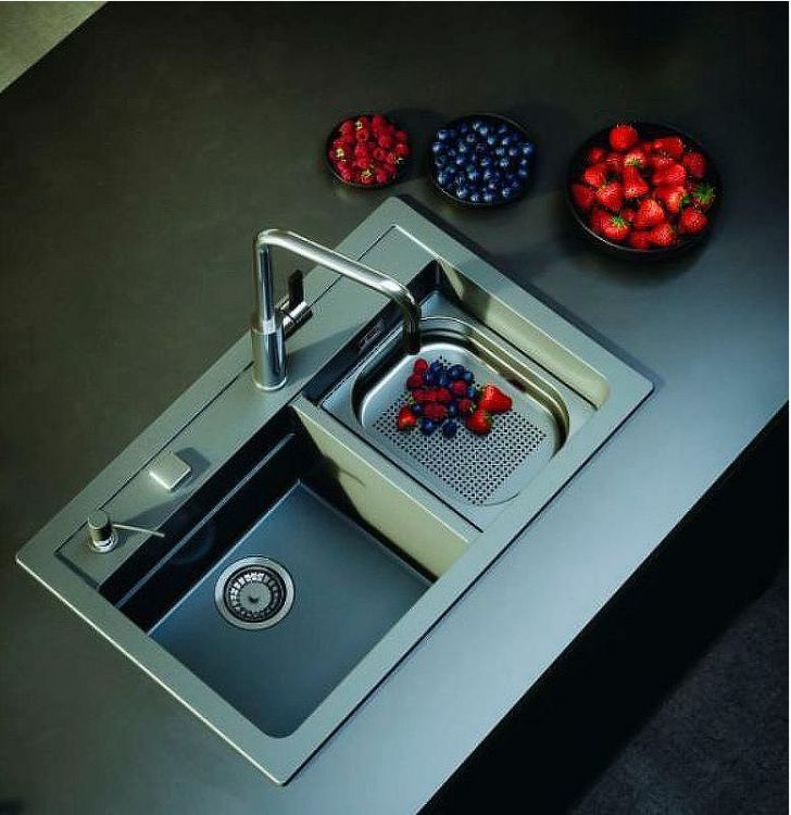 Кухонная мойка Alveus Granital Atrox 50 Carbon G91 790x500 1132002 Угольная