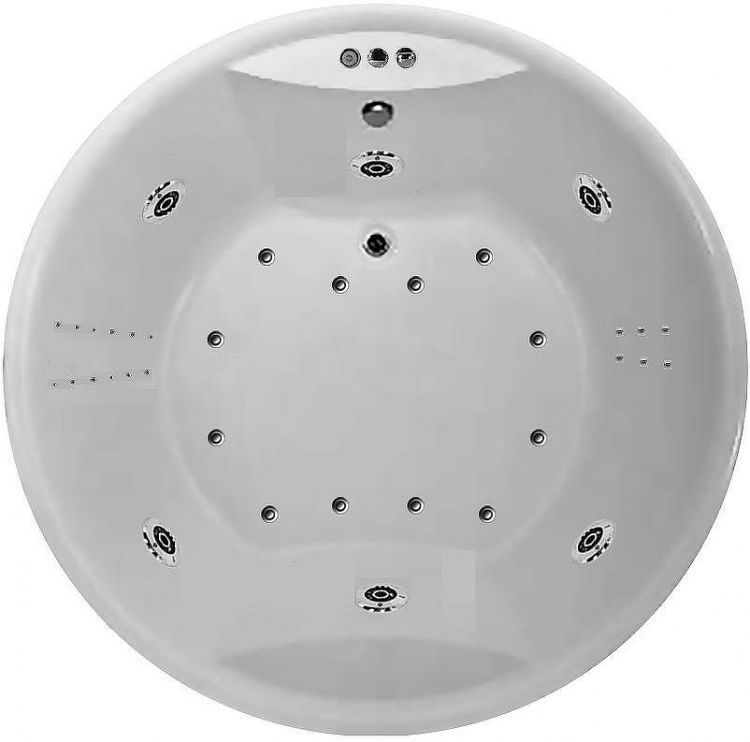 Акриловая ванна Vayer Eva 180x180 Гл000025681 без гидромассажа