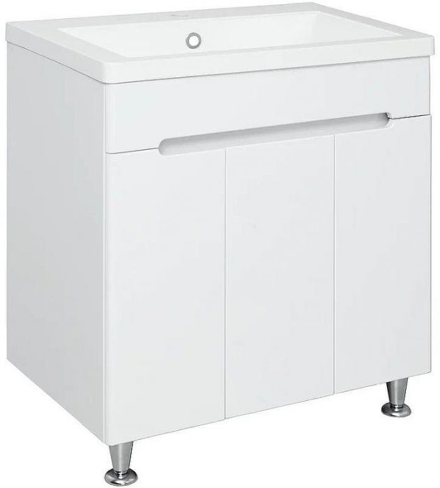 Тумба под раковину Runo Парма 75 00-00001040 Белая