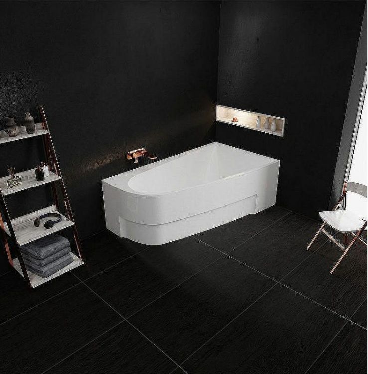 Акриловая ванна Vayer Boomerang 150x90 R Гл000010851 без гидромассажа