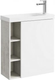 Корпус тумбы под раковину Aqwella Alba 60 R ALB0106RLS подвесной Камень натуральный