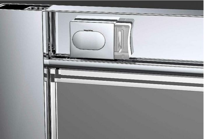 Душевая дверь Vincea Alpha 120 VDS-3AL120CL профиль Хром стекло прозрачное