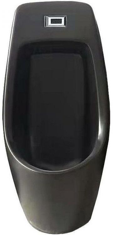 Писсуар SantiLine SL-6002MB Черный матовый с сенсорным смывом