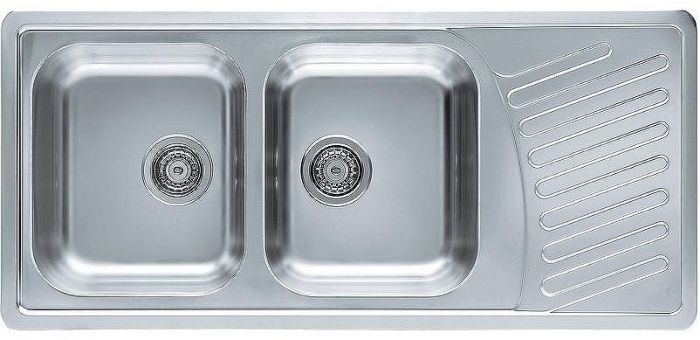 Кухонная мойка Alveus Elegant 70 SAT-90 1110x510 1009386 Сатинированная сталь