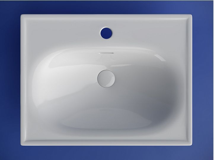 Раковина накладная CERAMICANOVA Sabo с отверстием под смеситель, белый CN13001 Раковина накладная CERAMICANOVA Sabo с отверстием под смеситель, белый CN13001