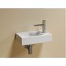 Умывальник CERAMICANOVA Element подвесной прямоугольный (чаша слева, отверстие под смеситель справа) CN6051LMW