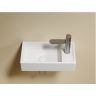 Умывальник CERAMICANOVA Element подвесной прямоугольный (чаша слева, отверстие под смеситель справа) CN6051LMW