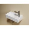 Умывальник CERAMICANOVA Element подвесной прямоугольный (чаша слева, отверстие под смеситель справа) CN6051LMW