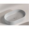 Умывальник CERAMICANOVA Element чаша накладная овальная (цвет Серый Матовый) CN6048MSG