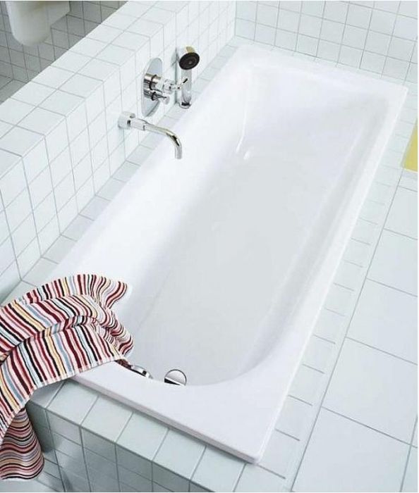 Чугунная ванна Roca Continental 140x70 212914001 с антискользящим покрытием