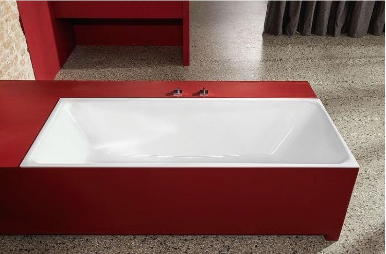 Стальная ванна Bette Loft 180x80 3172-000 PLUS с шумоизоляцией и антигрязевым покрытием