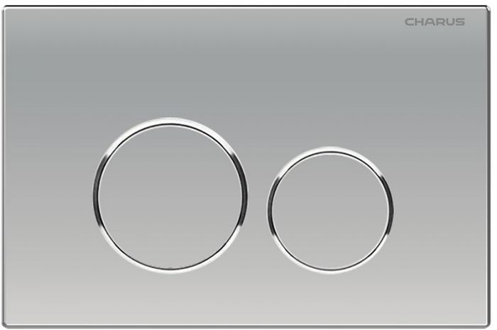 Клавиша смыва Charus Spazio FP.330.46.01 цвет Хром матовый