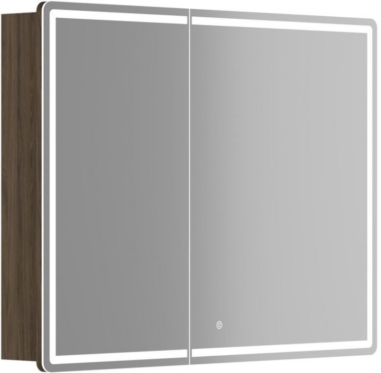 Зеркальный шкаф SANCOS Mirror 990x150х740 мм, с LED подсветкой, MI100ECH