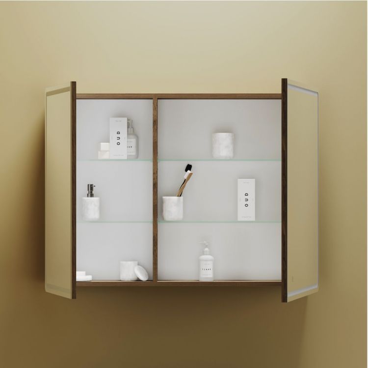 Зеркальный шкаф SANCOS Mirror 990x150х740 мм, с LED подсветкой, MI100ECH