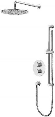 Душевая система Whitecross Y brushed nickel YSET09NIB с термостатом Брашированный никель