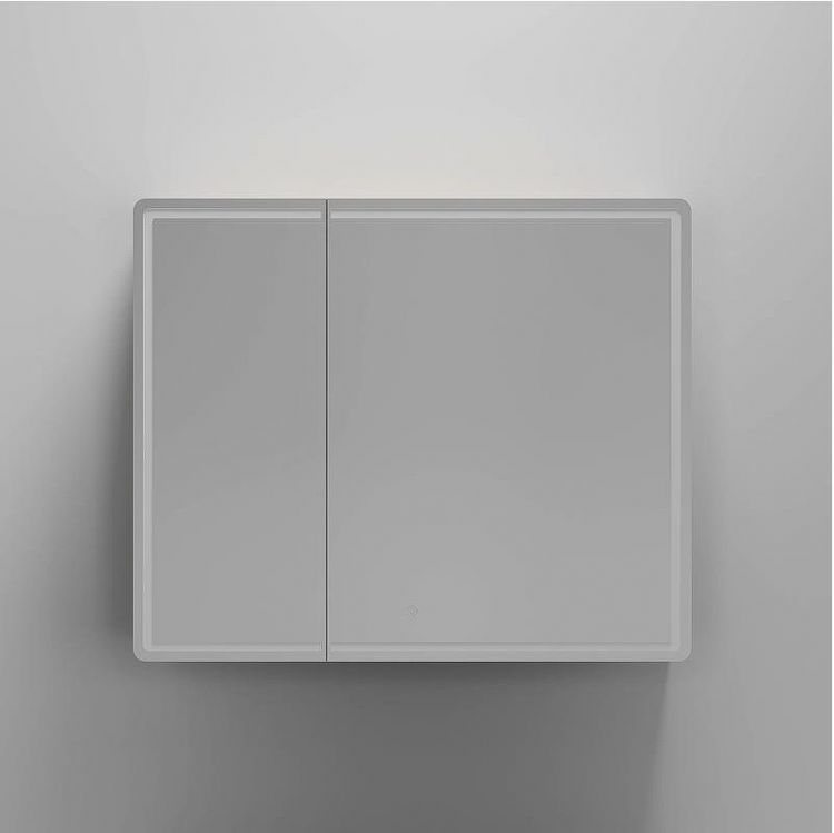 Зеркальный шкаф Sancos Mirror 90 MI90EG с подсветкой Дуб галифакс натуральный