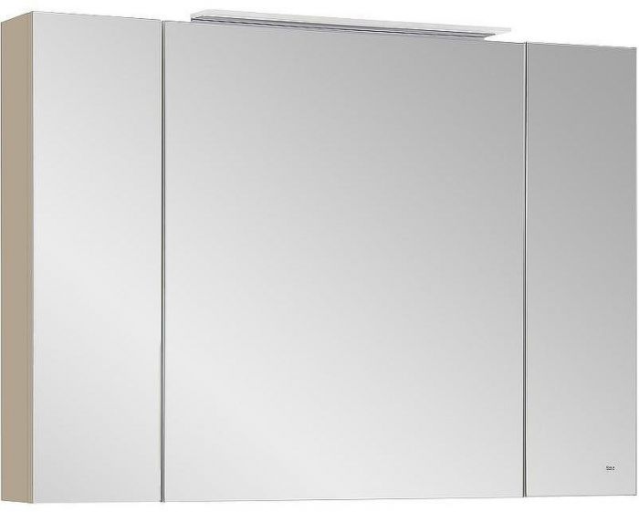 Зеркальный шкаф Roca Oleta 100 A857648515 с подсветкой Капучино