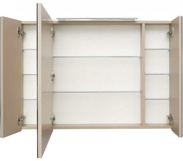 Зеркальный шкаф Roca Oleta 100 A857648515 с подсветкой Капучино