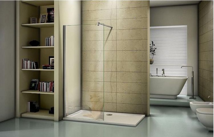 Душевая перегородка Good Door Walk In SP-140-C-CH 140 профиль Хром стекло прозрачное