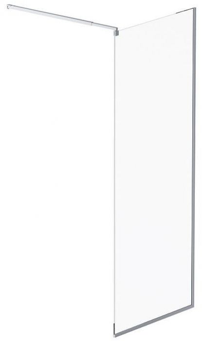 Душевая перегородка AM.PM Func 80 W84WI-80-F1-MTE профиль Хром матовый стекло прозрачное