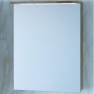 Зеркальный шкаф Бриклаер Кристалл 56 4627125417221 с подсветкой Дуб гранж песочный