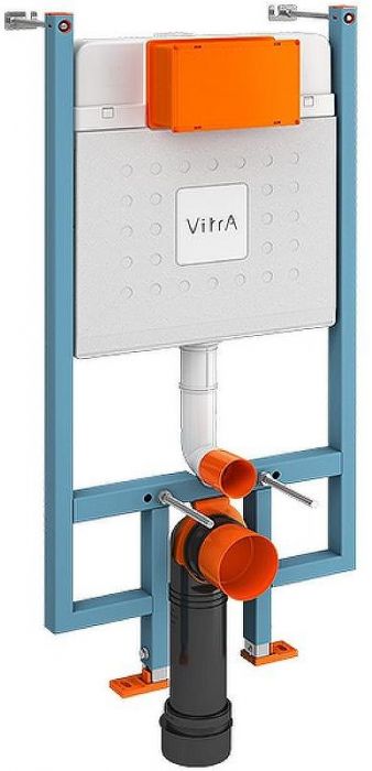 Инсталляция Vitra Core 800-1875 для унитаза с клавишей смыва Хром глянцевый