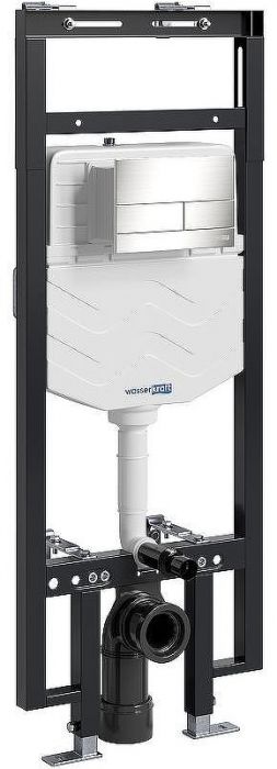 Инсталляция WasserKRAFT Dinkel 58TLT.010.ME.BN04 для унитаза с клавишей смыва Никель