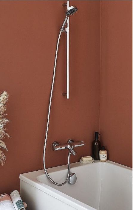 Смеситель для ванны Jacob Delafon Brive E24335-CP с термостатом Хром