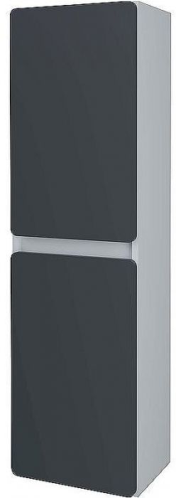 Шкаф пенал Stella Polar Корделия 35 SP-00001042 подвесной Серый Белый